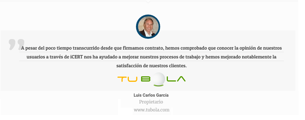 Ejemplo testimonio web